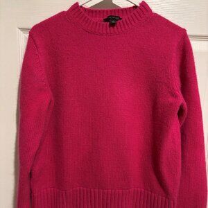 Ann Taylor bright pink sweater